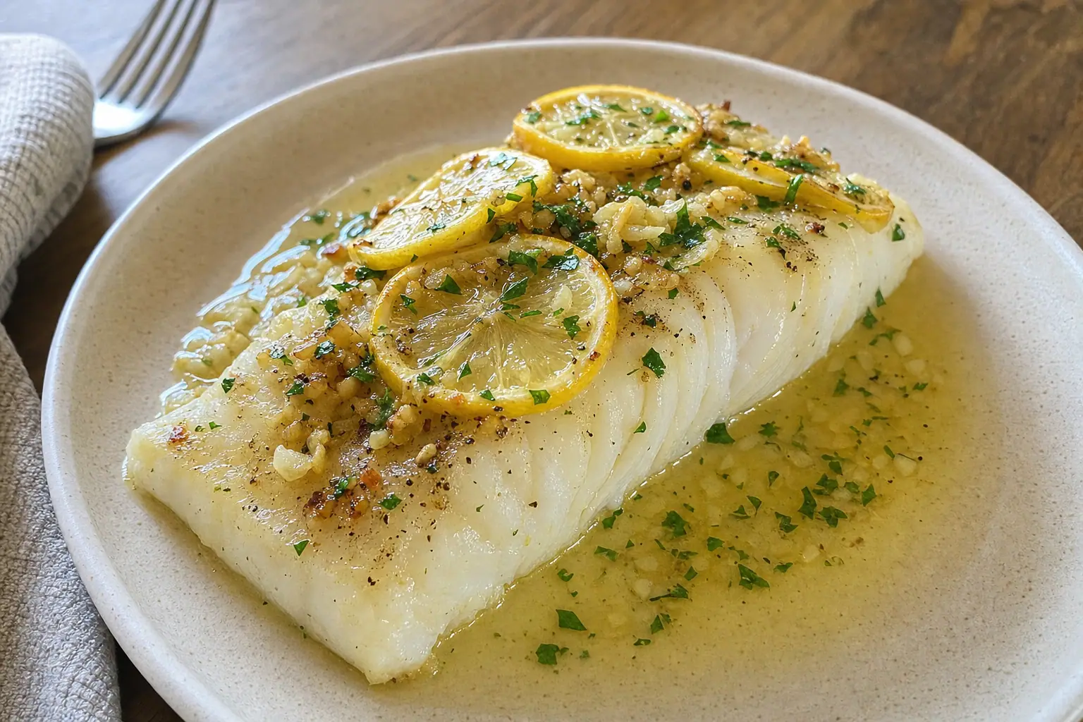 Simple Baked Cod with Lemon and Garlic: easy baked cod with lemon — Dinner recipe | Afoodrink