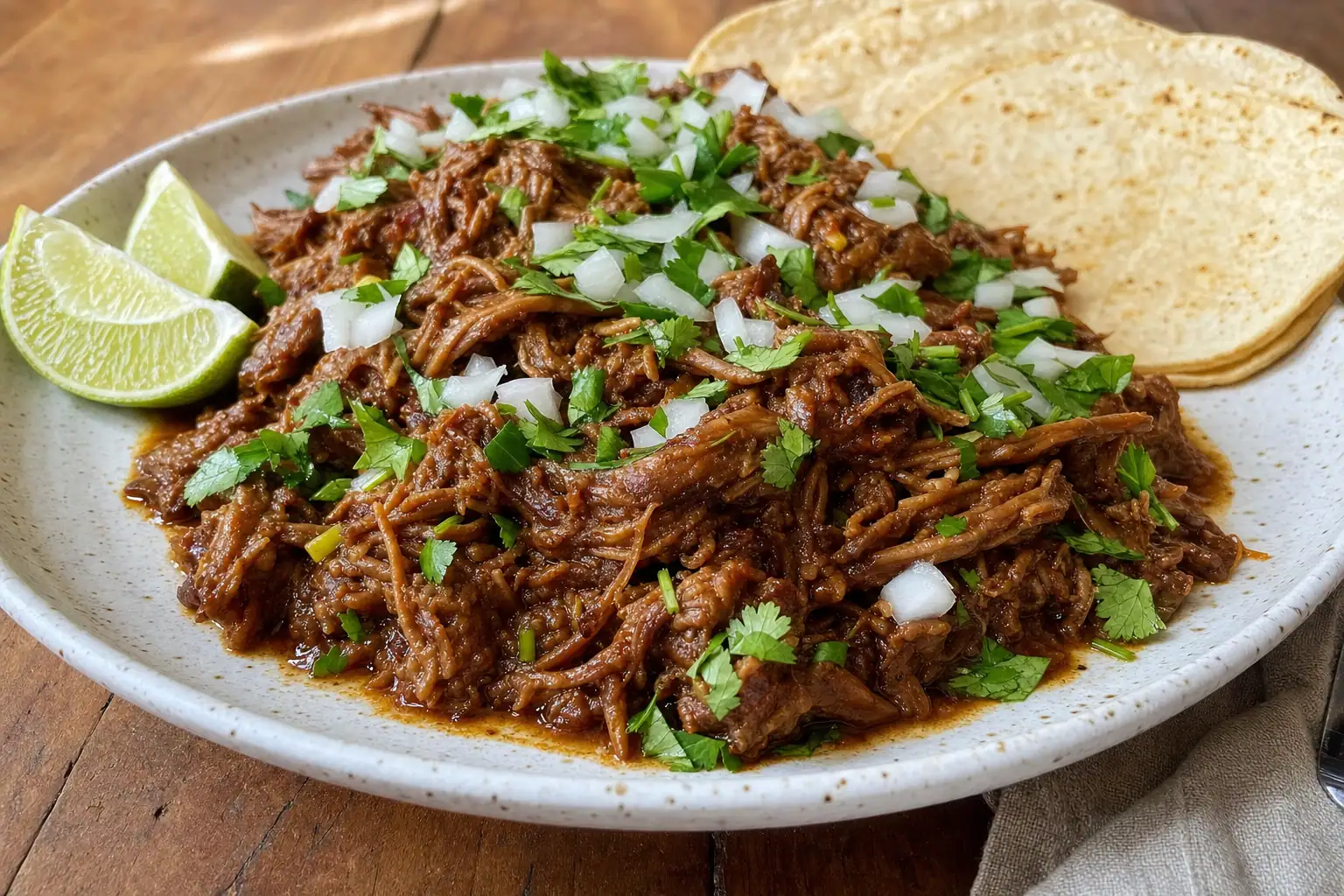 Slow Cooker Barbacoa: easy chuck roast barbacoa — Main Course recipe | Afoodrink