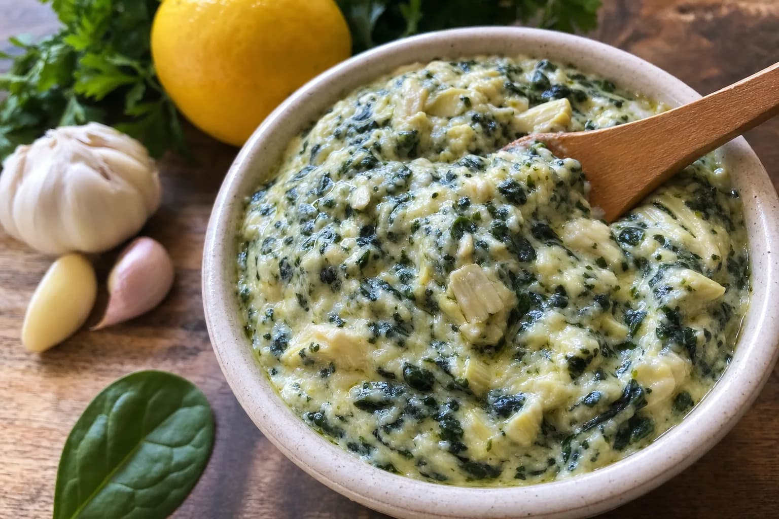 Spinach Artichoke Dip: easy baked spinach artichoke dip — Snacks recipe | Afoodrink