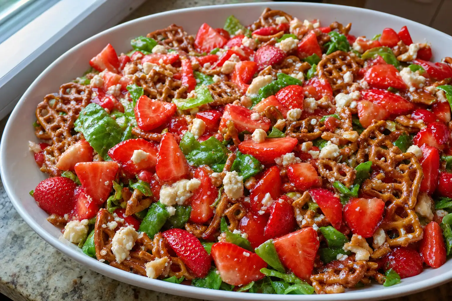 Strawberry Pretzel Salad: classic strawberry pretzel salad — Desserts recipe | Afoodrink