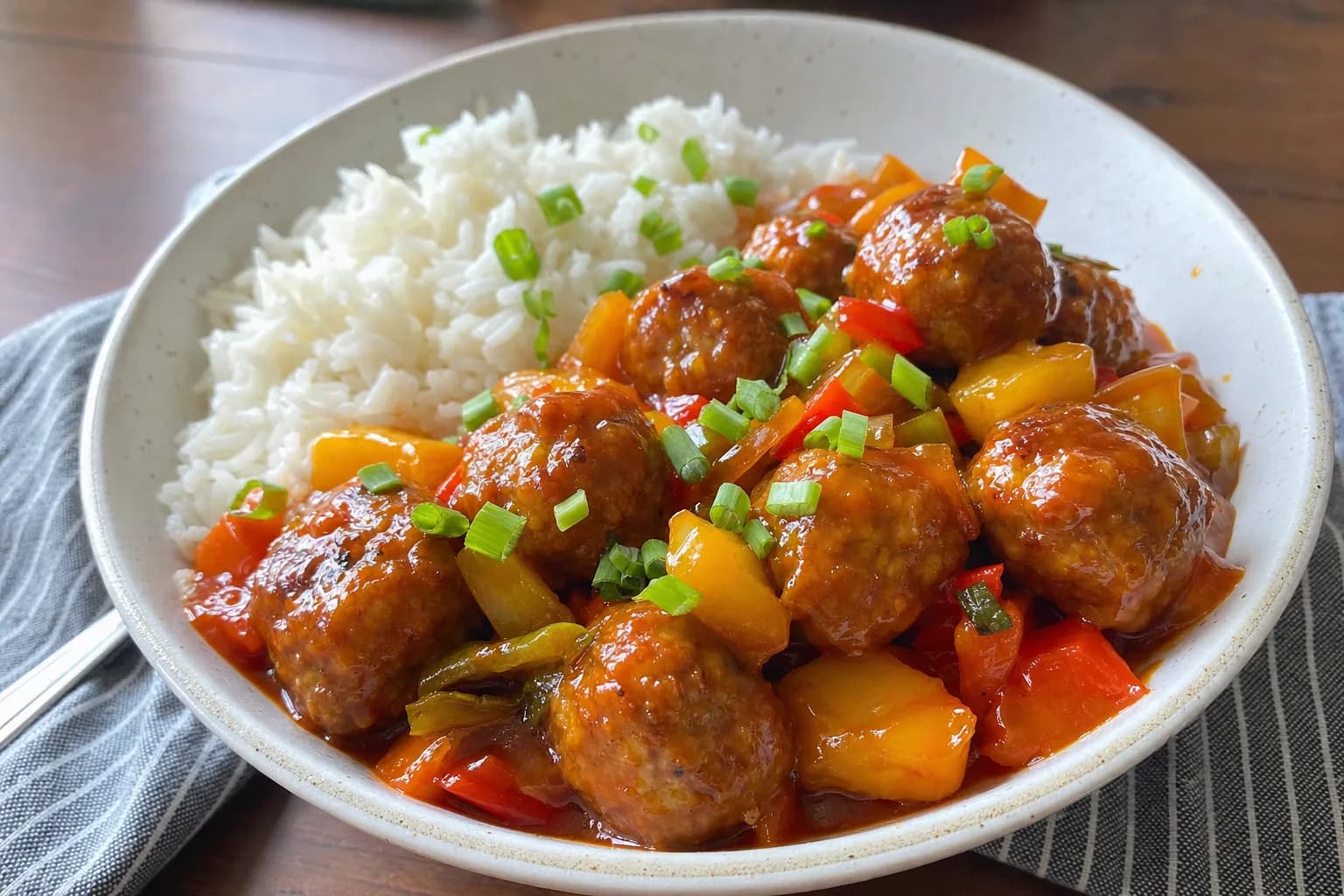 Sweet and Sour Meatballs: easy sweet and sour meatballs — Dinner recipe | Afoodrink