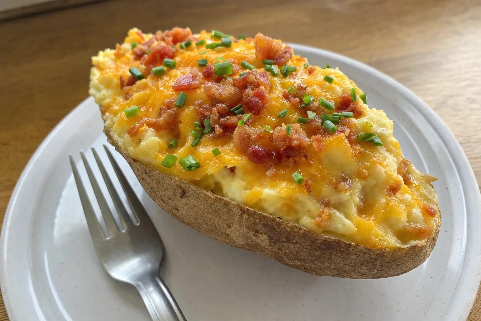 Twice Baked Potatoes: twice baked potato — Salads & sides recipe | Afoodrink